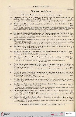 Wiener Ansichten (Nr. 404-416)