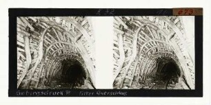 Gebirgsdruck III, alter Querschlag