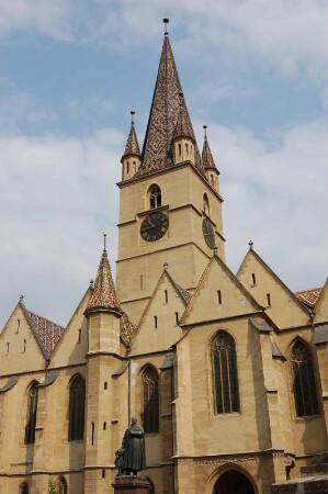Evangelische Pfarrkirche von Sibiu (Hermannstadt), in Siebenbürgen, Rumänien