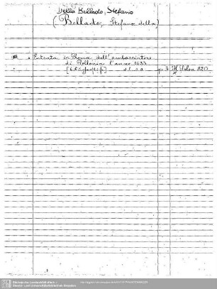 Della Bellado, Stefano