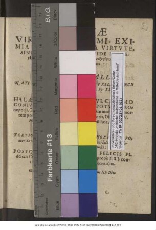 Memoriae Viri Ornatissimi, Eximia Pietate, Antiqua Virtute, Singulari Prudentia, Fide Sincera, humanitate cum gravitate, pulcra syzygia temperata, meritisque sempiternis praestantis, Dn. Georgi[i] Galli: Nati Cotoniae Die VI. M. Aprilis, Incidentis in diem Parasceves Anno M.D.XX: Et Halae Saxonum In Dulcissimo Coniugis, Liberorum, Nepotum, Pronepotis, Generorumque complexu, vitam cum morte, seu mortem potius cum vita immortali commutantis, Die XXIV. M. Iulii [prid. Iac. Apost.] Min. XV. post hor. mat. IIX. Anno M.D.CII. ...