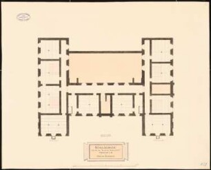 Schule der jüdischen Gemeinde, Frankfurt/Main: Grundriss UG 1:100