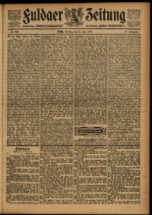 Ausgabe vom Montag, den 27. Juli 1903.