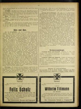 Nachruf : [Felix Schulz]
