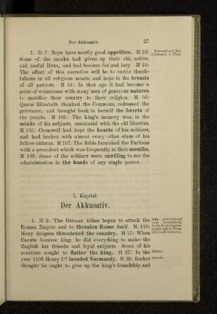 5. Kapitel. Der Akkusativ.