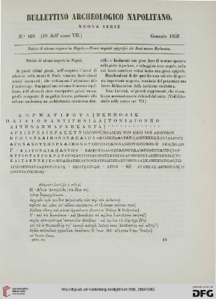 Nr. 160 (Gennaio 1859)