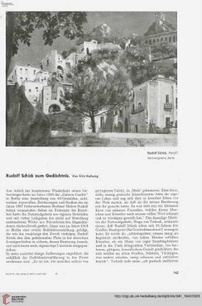 57: Rudolf Schick zum Gedächtnis