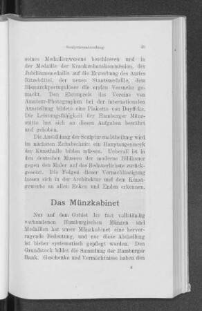 Das Münzkabinet