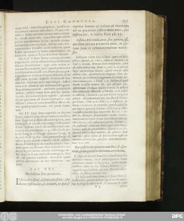 Cap. XXI. De Iustitia Dei puniente.