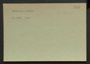 Buchner, Johann