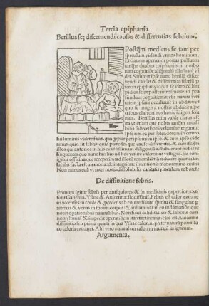 Tercia epiphania Berillus secundum discernendi causas & differentias febrium.