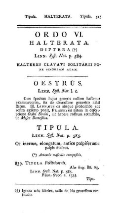 Ordo VI. Halterata