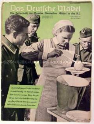 Monatszeitschrift des BDM "Das Deutsche Mädel" u.a. über Frauen in der Roten Armee