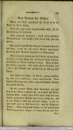 Das Bohren der Rohre