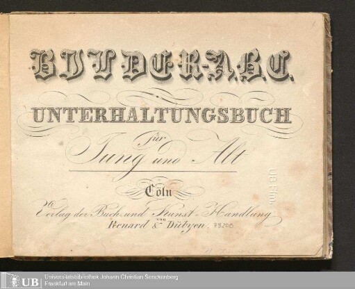 Bilder-ABC : Unterhaltungsbuch für Jung und Alt