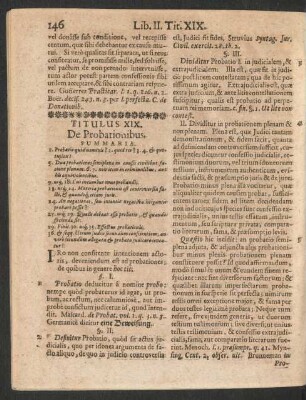 Titulus XIX. De Probationibus