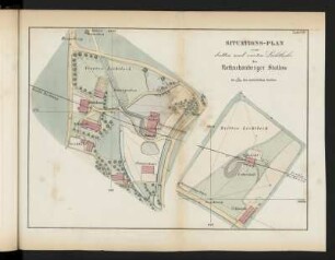 Situations-Plan vom dritten und vierten Lichtloche des Rothschönberger Stollns. Tafel VII.
