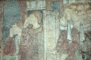 4. Bildfeld von Osten: Die Auferweckung des Lazarus