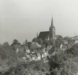 Stadtansicht mit Stadtkirche St. Matthäus