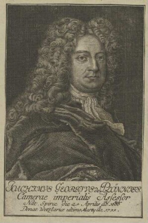 Bildnis des Johannes Georgius Plönnies