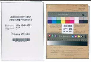 Entnazifizierung Wilhelm Schims , geb. 03.10.1887 (Wachkontrolleur)
