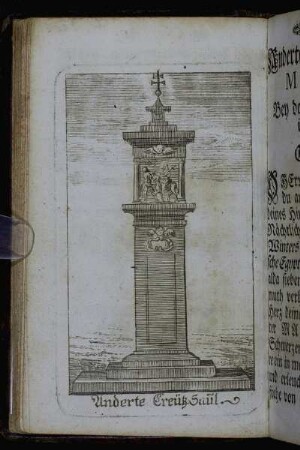 Anderte Creütz-Säul.