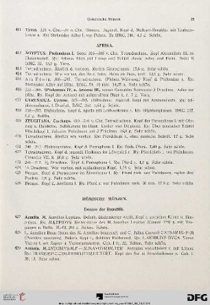 Römische Münzen (Nr. 427-546)