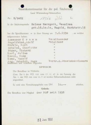 Herrgott, Helene