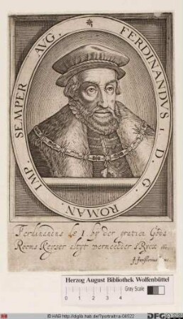 Bildnis Ferdinand I., römisch-deutscher Kaiser (reg. 1556-64)