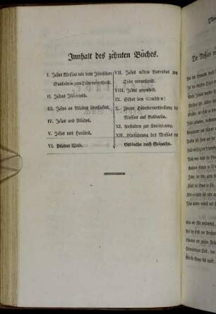 Innhalt des zêhnten Bûches.