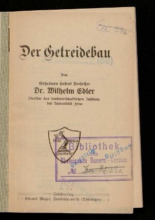 Der Getreidebau