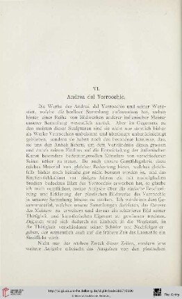 VI. Andrea del Verrocchio