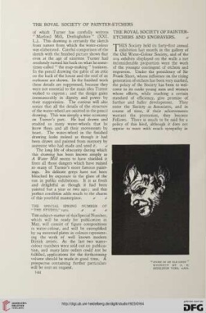 85: The Royal Society of Painter-Etchers and Engravers