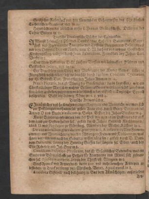Teutsche Theologische Bücher der Calvinisten.