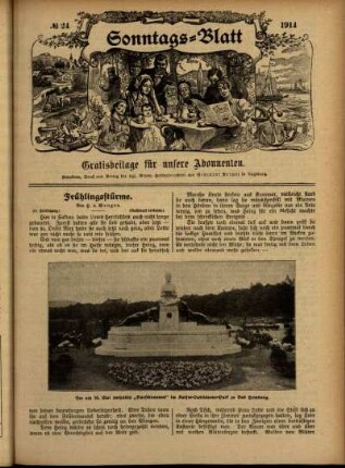 Ausgabe vom Sonntag, den 14. Juni 1914.