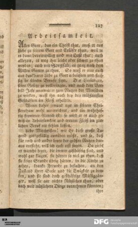 Arbeitsamkeit.