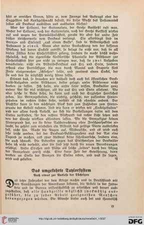 31: Das umgekehrte Taylorsystem : auch etwas zur Auslese der Tüchtigen
