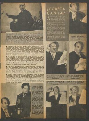 ¿Codecá canta?