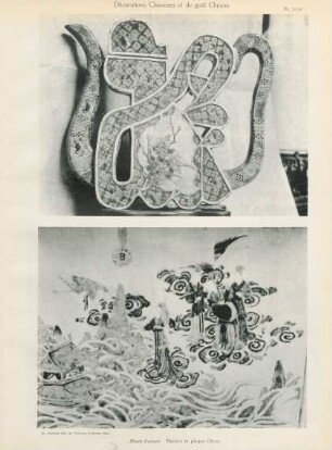 Pl. 71, 72. Musée Guimet. Théière et plaque Chine