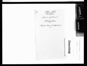 Kanzleidiener und Aufwärter (1826-1859)