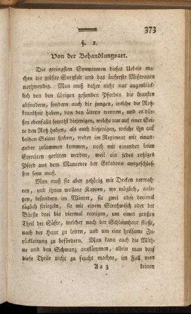 §. 2. Von der Behandlungsart.