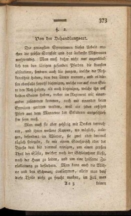 §. 2. Von der Behandlungsart.