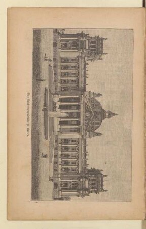 Das Reichstagsgebäude zu Berlin