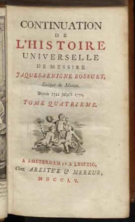 4: Depuis 1721 jusqu'à 1750