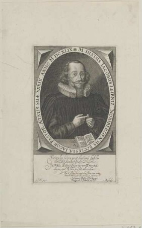 Bildnis des Iustus Iacob Leibnitz