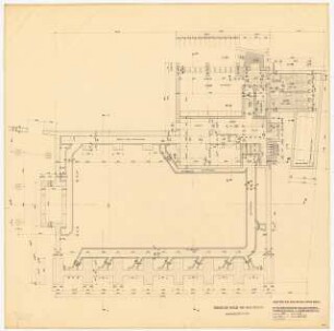 Heilig-Geist-Kirche, Bad Oeynhausen: Untergeschoss und Fundamente 1:50