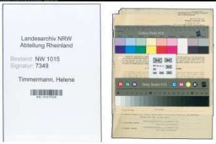 Entnazifizierung Helene Timmermann , geb. 08.10.1912 (Geschaeftsfuehrerin)