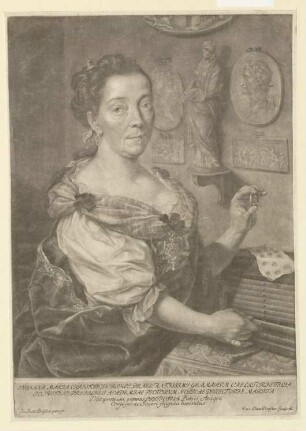 Susanna Maria, Tochter des Edelsteinschneiders Christoph Dorsch, Frau des Akademiedirektors Johann Justin Preißler