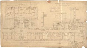 Billing, Hermann; Singen; Krankenhaus - Hauptbau, östlicher Teil (Grundriss EG)