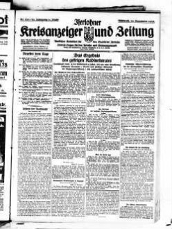 Iserlohner Kreisanzeiger und Zeitung. 1898-1949